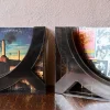 Online Pamono Vintage Space Age Boomerang Vinyl Record Holders in Smoked Acrylic, 1970s, Set of 6