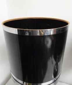 Pamono Vintage Space Age Chrome and Black Table Lamps from Massive, 1970s, Set of 2><noscript><img width=