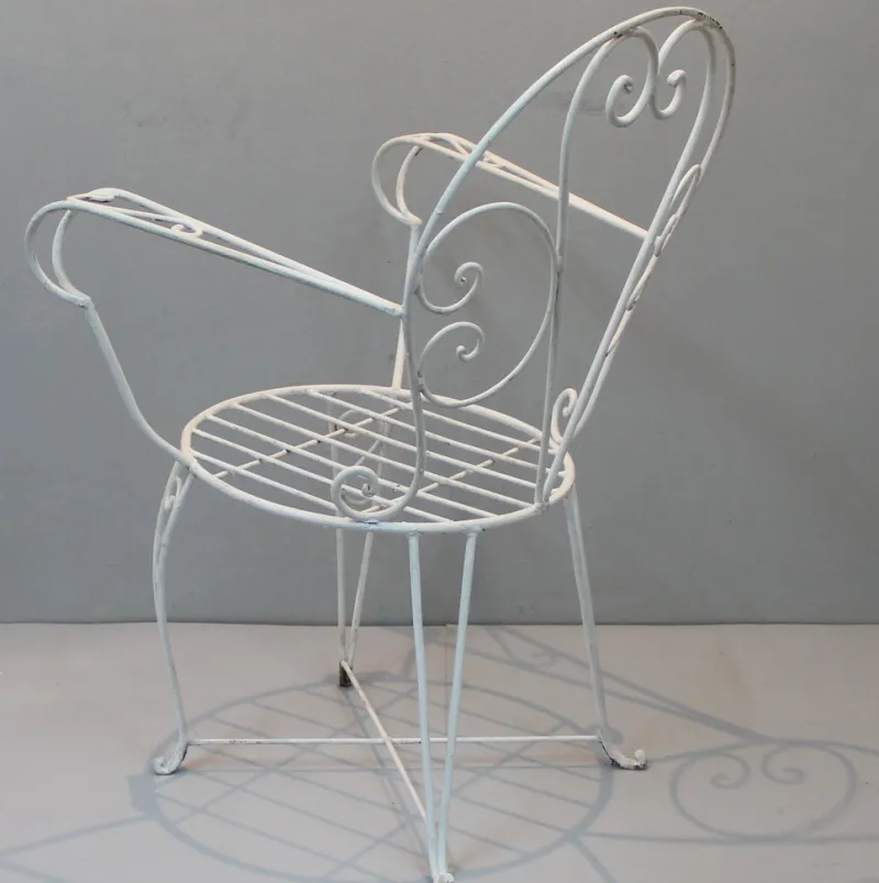 Pamono Vintage Spanish Garden Chairs, Set of 3> Garden Seating