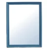 Pamono Vintage Spanish Mirror in Blue Wooden Frame, 1950s> Mirrors