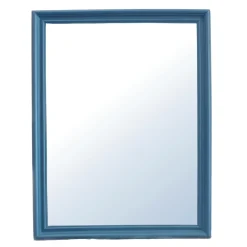 Pamono Vintage Spanish Mirror in Blue Wooden Frame, 1950s> Mirrors