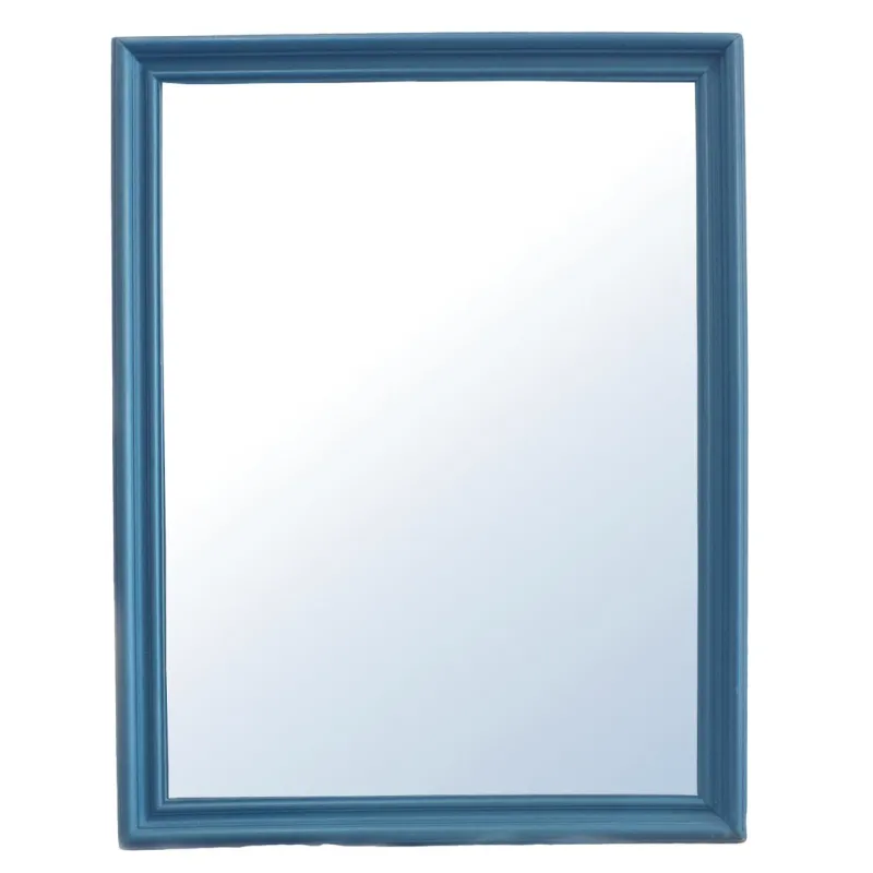 Pamono Vintage Spanish Mirror in Blue Wooden Frame, 1950s> Mirrors