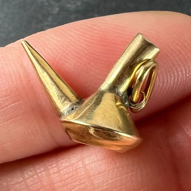 Online Pamono Vintage Spanish Porron 18 Karat Yellow Gold Charm Pendant, 1960s