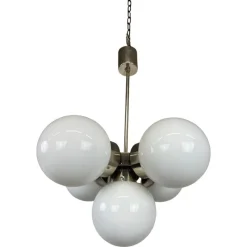 Pamono Vintage Sputnik Chandelier attributed to Napako, 1970s