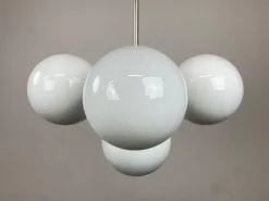 Pamono Vintage Sputnik Chandelier attributed to Napako, 1970s