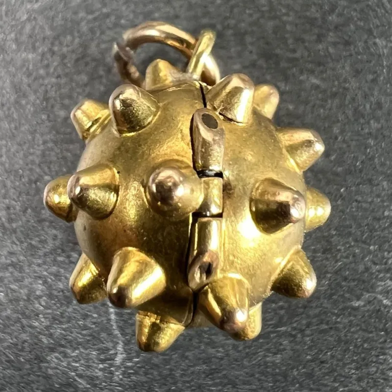 Best Pamono Vintage Sputnik Locket 18k Yellow Gold Charm Pendant, 1920s