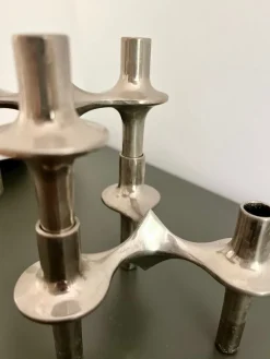 Hot Pamono Vintage Stackable Candlestick Orion Series from Stoff Nagel, Germany, 1970s, Set of 2