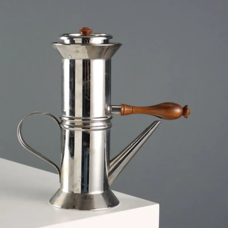 Pamono Vintage Stainless Steel Coffee Maker by Riccardo Dalisi for Alessi> Coffee & Tea Service