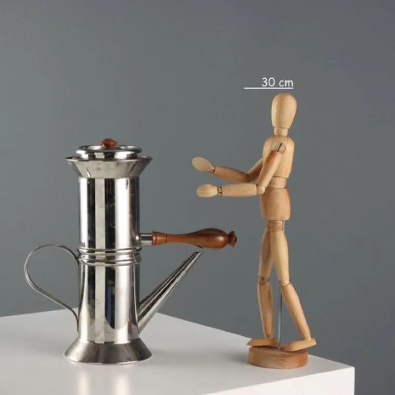 Pamono Vintage Stainless Steel Coffee Maker by Riccardo Dalisi for Alessi> Coffee & Tea Service