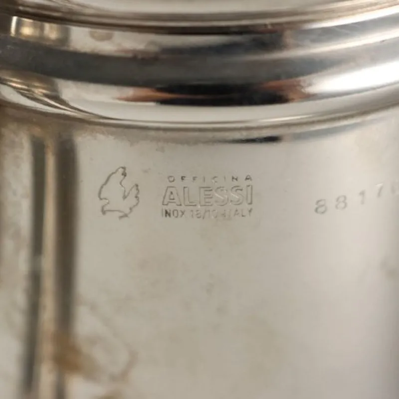 Pamono Vintage Stainless Steel Coffee Maker by Riccardo Dalisi for Alessi> Coffee & Tea Service