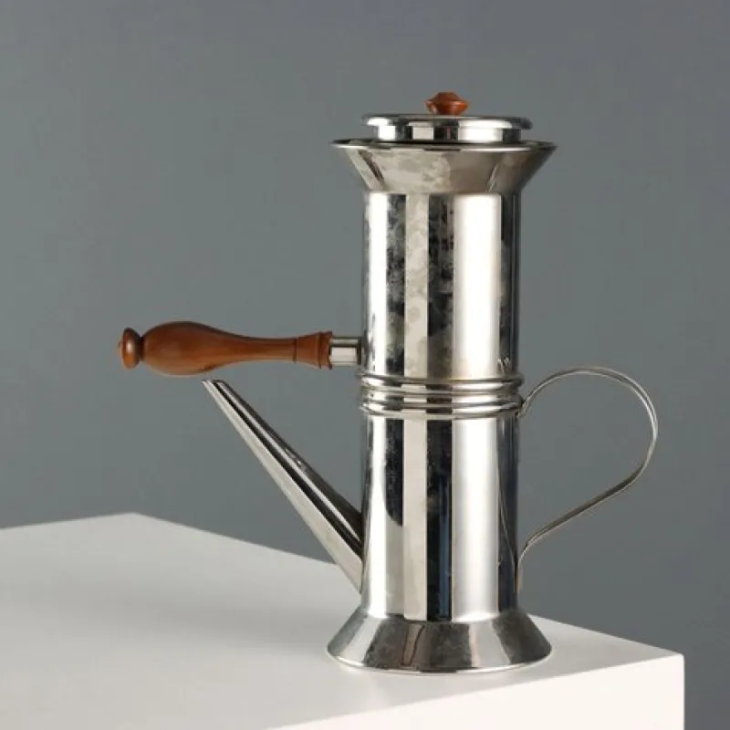 Pamono Vintage Stainless Steel Coffee Maker by Riccardo Dalisi for Alessi> Coffee & Tea Service