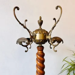 Clearance Pamono Vintage Standing Coat Rack in Wood Coat Stand Rack with Hooks
