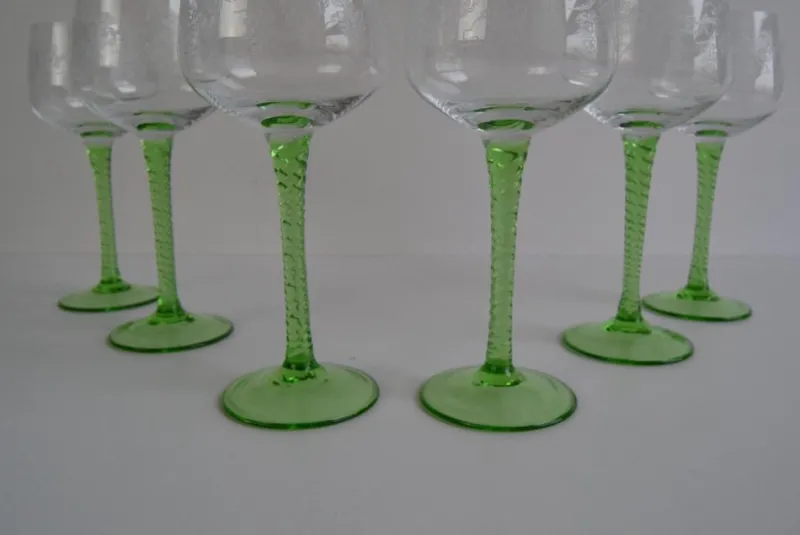 Pamono Vintage Stemmed Glasses, 1960s, Set of 6> Glassware