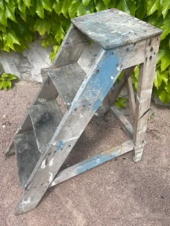 New Pamono Vintage Step Ladder, 1950s