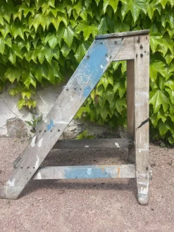 New Pamono Vintage Step Ladder, 1950s