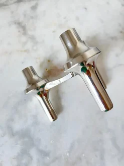 Pamono Vintage Stoff Nagel Modular Candleholder by BMF Zinc, 1970s, Set of 6><noscript><img width=