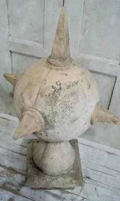 Pamono Vintage Stone Pier Caps, Set of 2><noscript><img width=