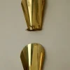 Online Pamono Vintage Swedish Brass Sconces, Set of 2