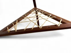 Sale Pamono Vintage Swedish Chairs and Triangular Coffee Table by Carl Malmsten for Bodafors, 1950s, Set of 3