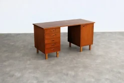 Pamono Vintage Swedish Desk in Teak, 1960s
