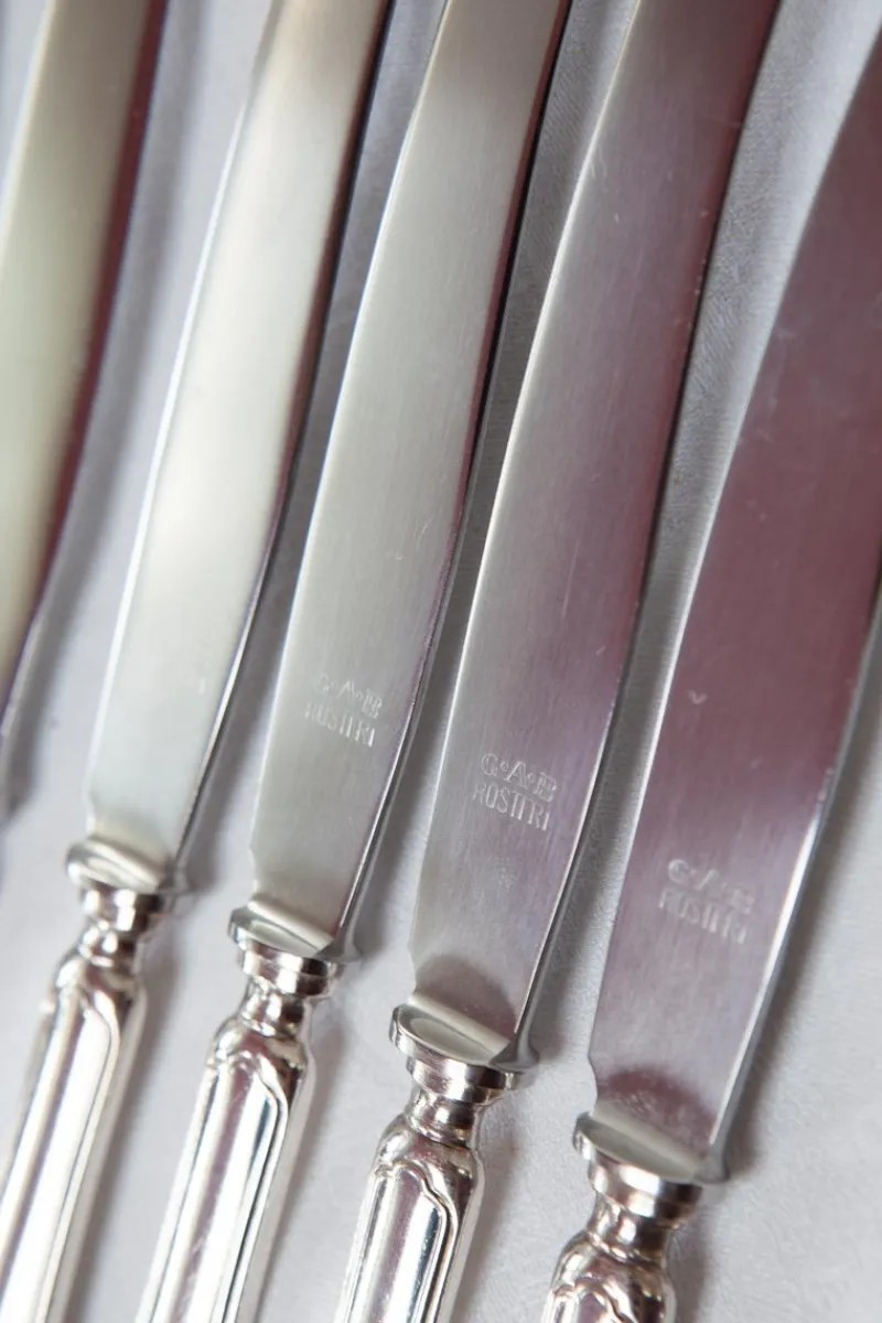 Best Pamono Vintage Swedish Gab Cutlery, 1930s, Set of 28