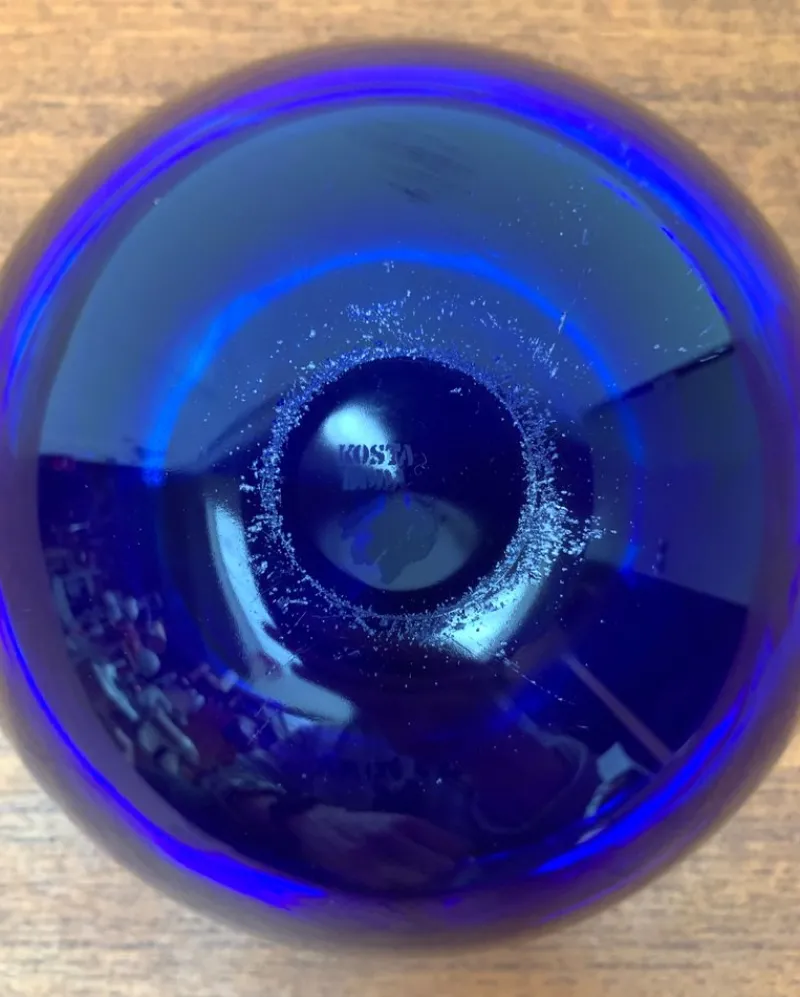 Pamono Vintage Swedish Glass Bowl from Kosta Boda> Bowls