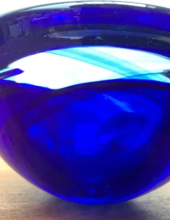 Pamono Vintage Swedish Glass Bowl from Kosta Boda><noscript><img width=