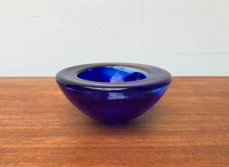 Pamono Vintage Swedish Glass Bowl from Kosta Boda> Bowls