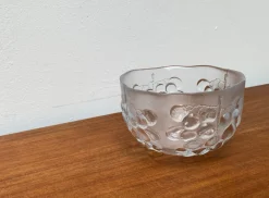 Pamono Vintage Swedish Glass Bowl by Ann Wärff for Kosta Boda, 1970s><noscript><img width=