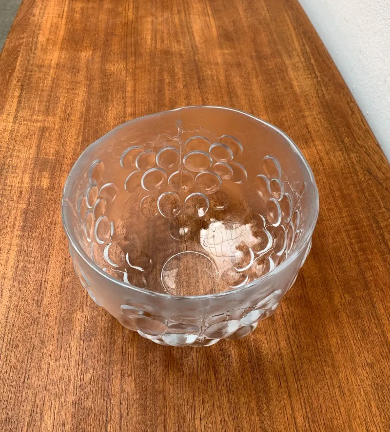 Pamono Vintage Swedish Glass Bowl by Ann Wärff for Kosta Boda, 1970s> Bowls