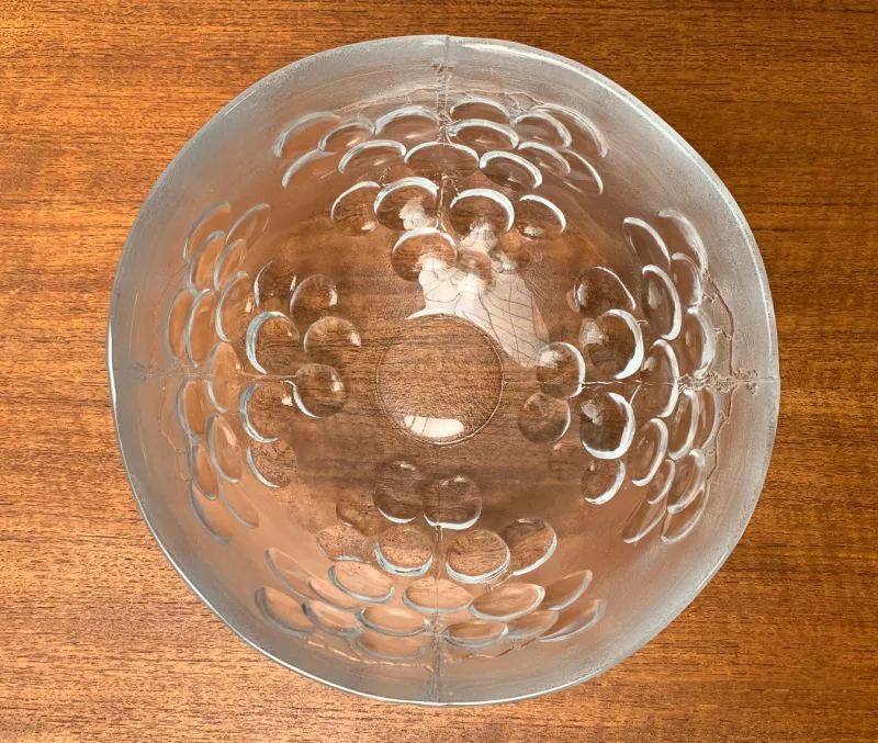 Pamono Vintage Swedish Glass Bowl by Ann Wärff for Kosta Boda, 1970s> Bowls