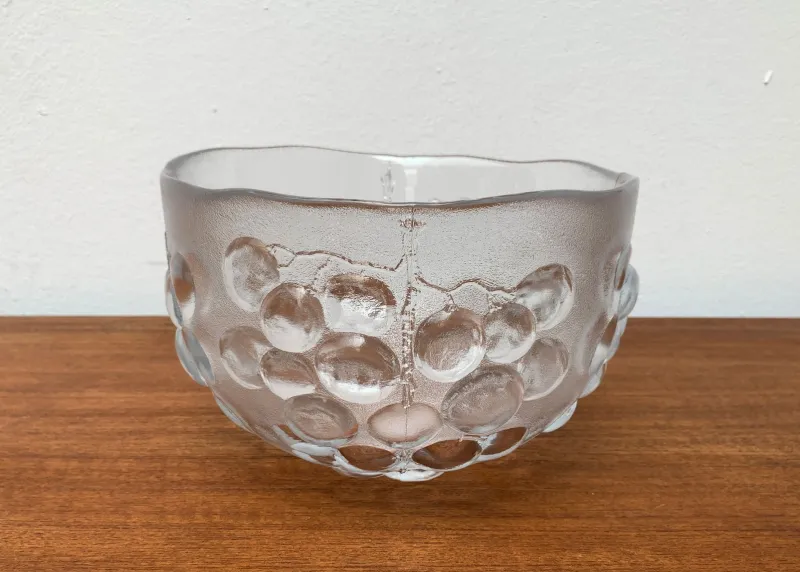 Pamono Vintage Swedish Glass Bowl by Ann Wärff for Kosta Boda, 1970s> Bowls