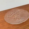 Clearance Pamono Vintage Swedish Glass Plate with Grape Decoration by Ann Wärff for Kosta Boda
