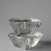 Outlet Pamono Vintage Swedish Ice Cube Candleholders by Göte Augustsson for Ruda Glassware, 1970, Set of 2