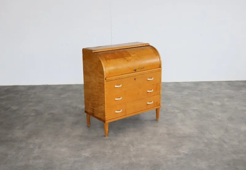 Pamono Vintage Swedish Secretary, 1960s> Secretaires