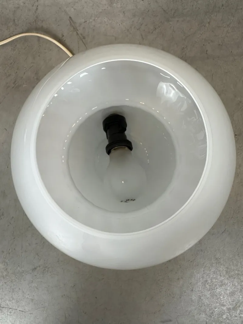 Online Pamono Vintage Swirl Glass Mushroom Lamp, 1980s