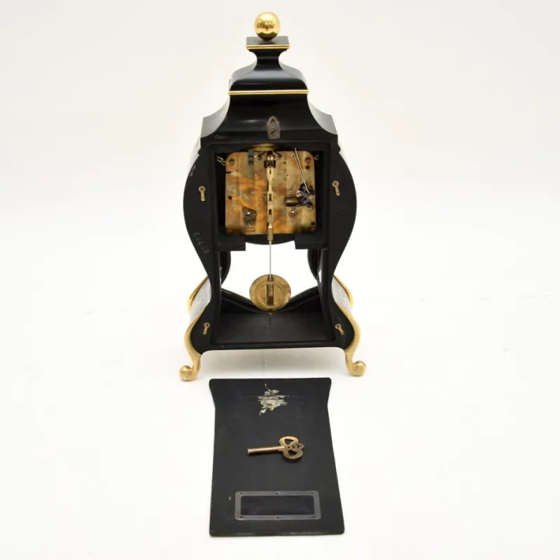 Pamono Vintage Swiss Hand-Painted Wall Clock from Le Castel, 1960s> Clocks