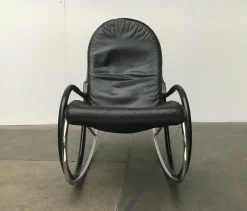 Pamono Vintage Swiss Nonna Rocking Chair by Paul Tuttle for Strässle> Rocking Chairs