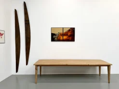 Pamono Vintage Table in Oak and Chestnut, 1950s> Dining Tables & Sets