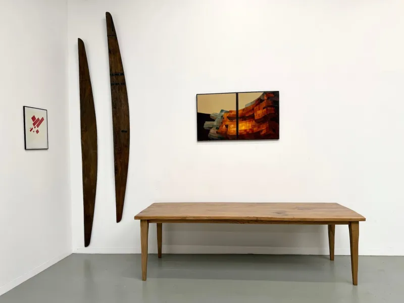 Hot Pamono Vintage Table in Oak, 1950s
