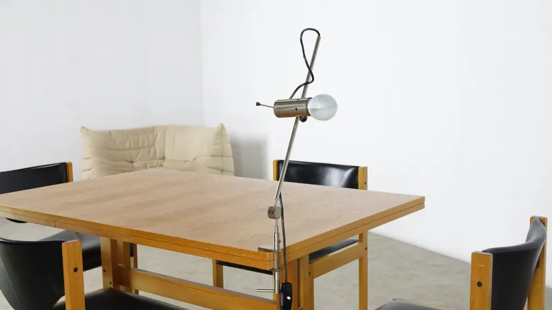 Outlet Pamono Vintage Table Lamp by Tito Agnoli for Oluce, 1975