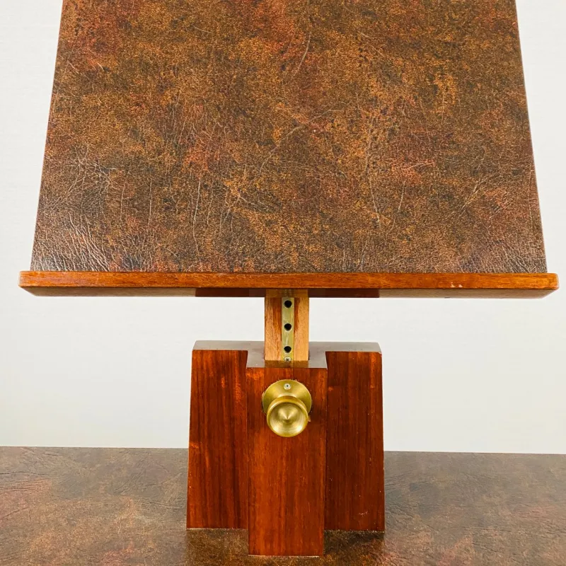 Clearance Pamono Vintage Table with Height Adjustable Lectern Stand