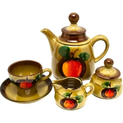 Pamono Vintage Tableware by Gallo Calvados for Villeroy & Boch, Set of 61> Coffee & Tea Service