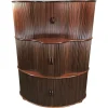 Pamono Vintage Tambour Door Cabinet attributed to Robert and Trix Haussmann, 1977> Cabinets & Wardrobes