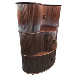 Pamono Vintage Tambour Door Cabinet attributed to Robert and Trix Haussmann, 1977><noscript><img width=
