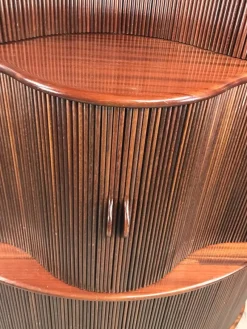 Pamono Vintage Tambour Door Cabinet attributed to Robert and Trix Haussmann, 1977><noscript><img width=