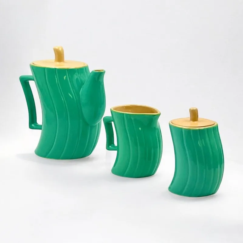 Clearance Pamono Vintage Tea Service by Massimo Iosa Ghini for Memphis Naj Oleari, 1980s, Set of 13