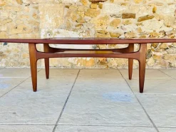 Clearance Pamono Vintage Teak and Glass Coffee Table from G-Plan, 1960s