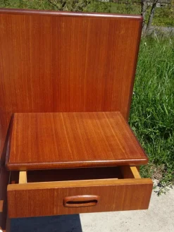 Pamono Vintage Teak Bed, 1960s><noscript><img width=