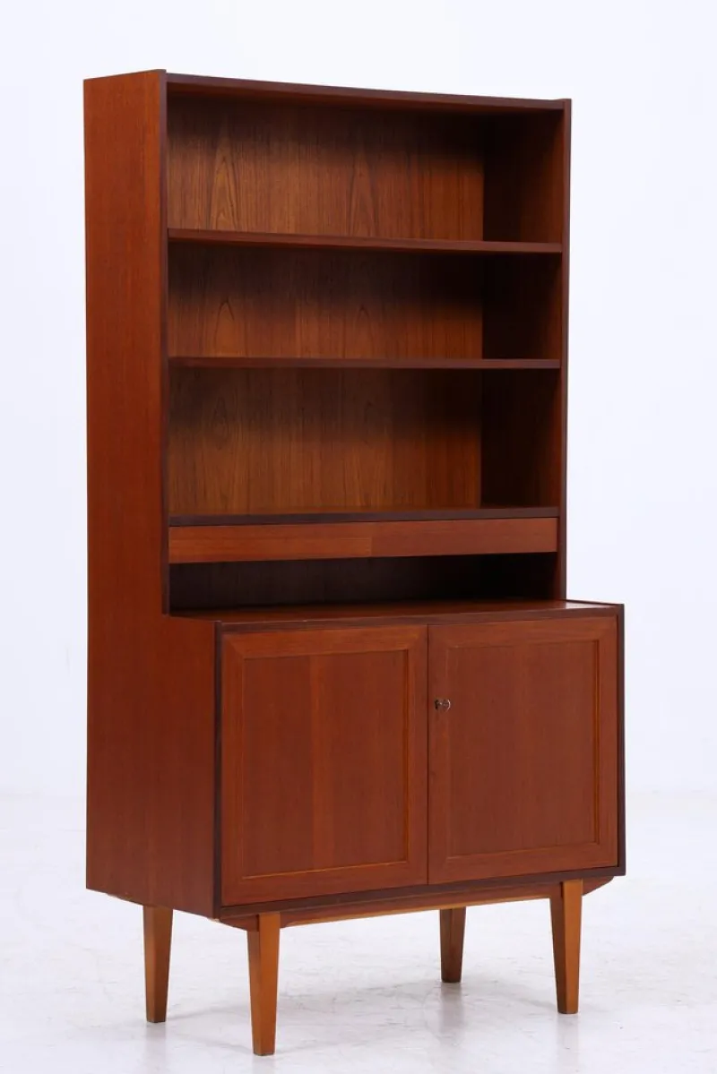 Pamono Vintage Teak Bookcase, 1960s> Shelves & Wall Units